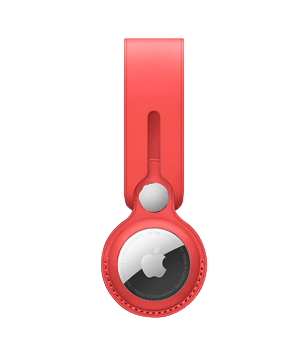 Apple AirTag Leather Loop Product Red (MK0V3)