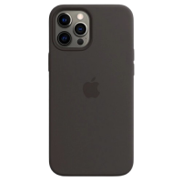 Чехол Apple Silicone Case with MagSafe Black for iPhone 12 Pro Max