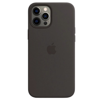 Чохол Apple Silicone Case with MagSafe Black for iPhone 12 Pro Max