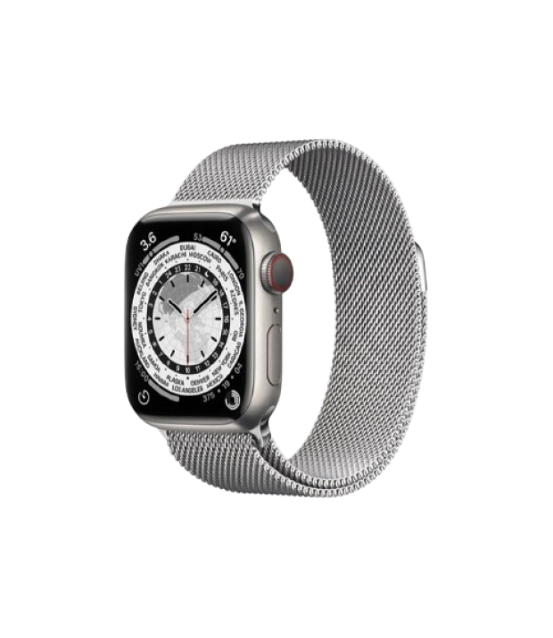 Ремінець for Apple Watch 41mm - Milanese Loop Silver (ML753)