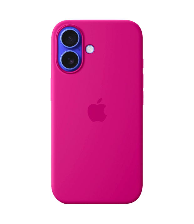 Чехол Apple Silicone Case with MagSafe (Fuchsia) для iPhone 16 Plus (MYYE3)