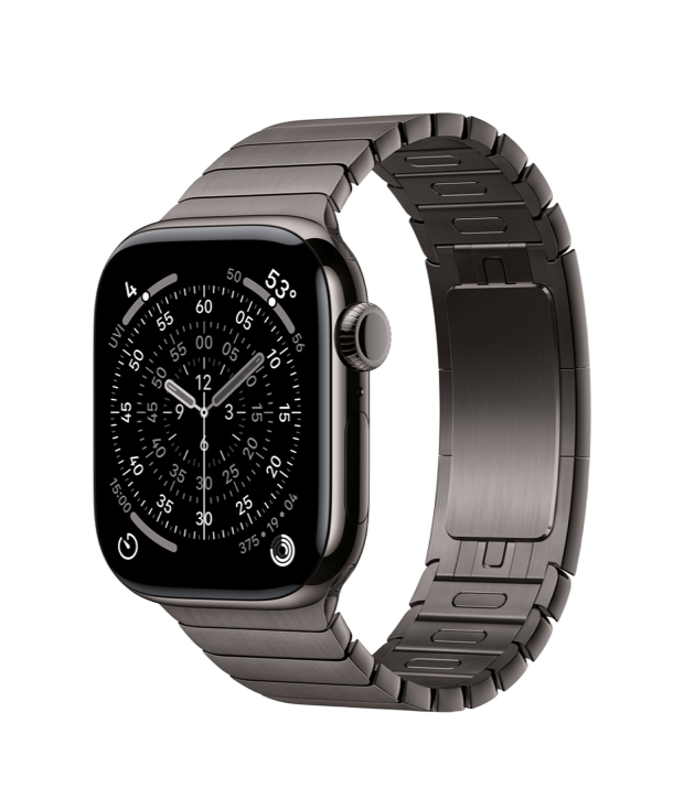 Apple Watch Series 11 GPS + Cellular 46mm Slate Titanium Case with Slate Link Bracelet (MFC14+MXMK3)