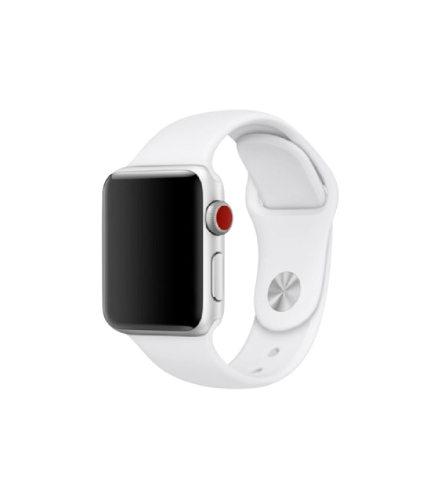Ремінець Apple Sport Band White for Apple Watch 38mm/40mm (MTP52)