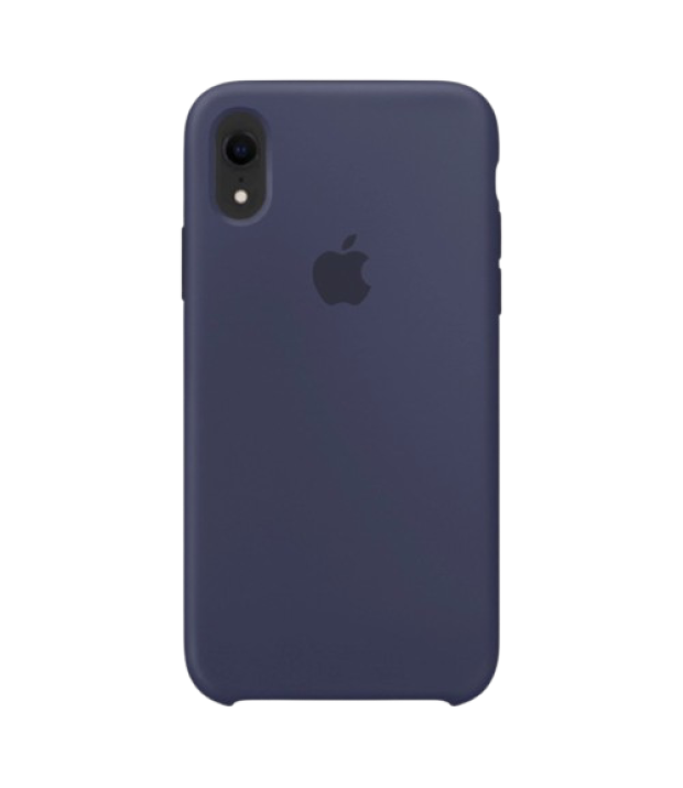 Чехол Apple Silicone Case Midnight Blue for iPhone XR