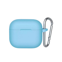 Чехол Blueo Liquid Silicone Case with Carbine Sky Blue для Apple AirPods 3