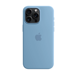 Чехол Apple Silicone Case with MagSafe (Winter Blue) для iPhone 15 Pro (MT1L3)