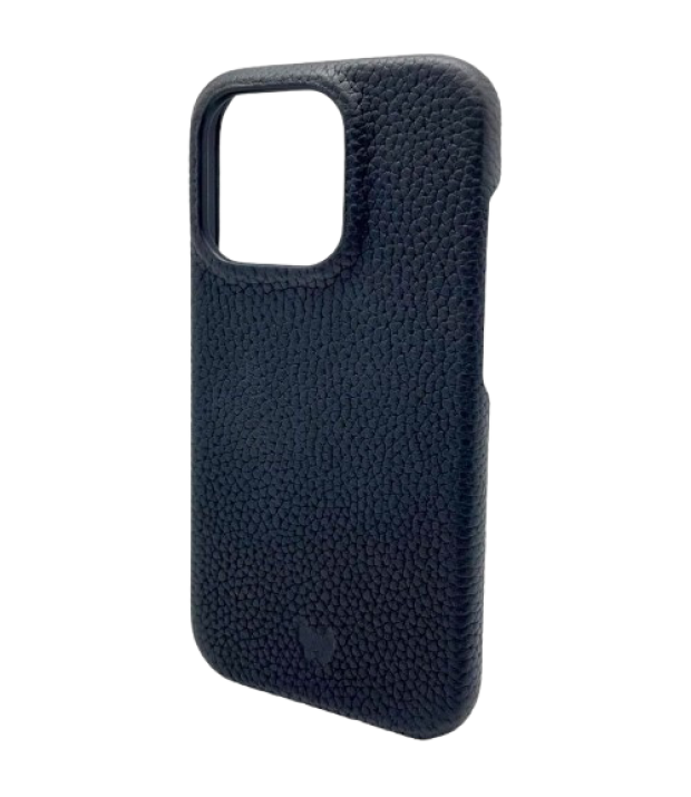Чехол iLera NAPA leather Case 1.0 for iPhone 15 Pro. Black