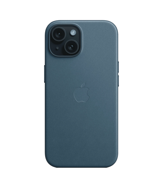 Чехол Apple FineWoven Case with MagSafe (Pacific Blue) для iPhone 15 (MT3G3)
