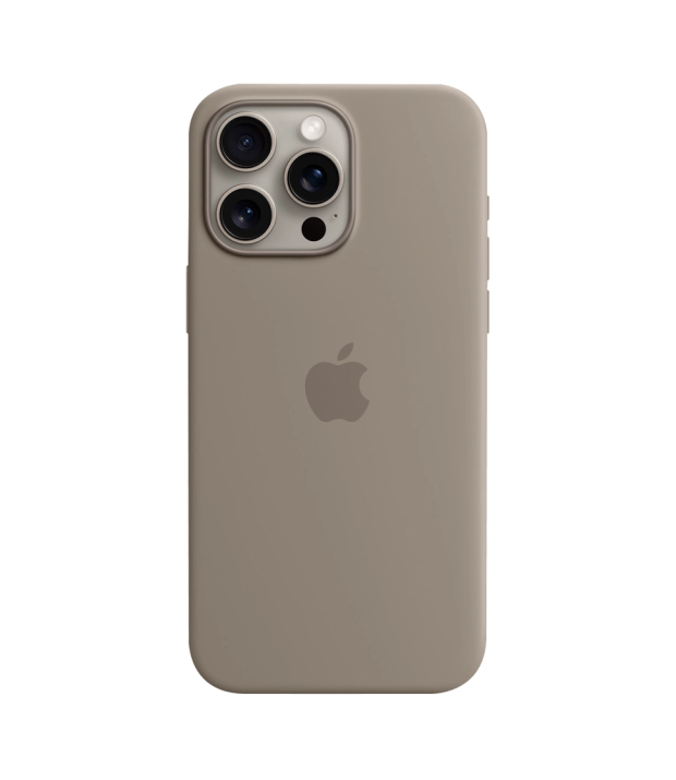 Чохол Silicone Case for iPhone 15 Pro Max with MagSafe Clay