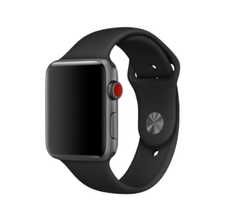 Ремешок Apple Black Sport Band for Apple Watch 42mm/44mm (MJ4Q2)