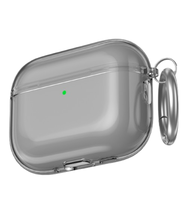 Чехол AhaStyle Transparent TPU Case Black for Airpods Pro 3
