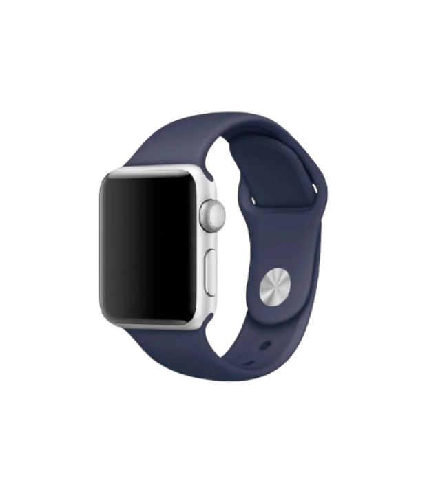 Ремінець Apple Sport Band Midnight Blue for Apple Watch 44mm (MTPX2)