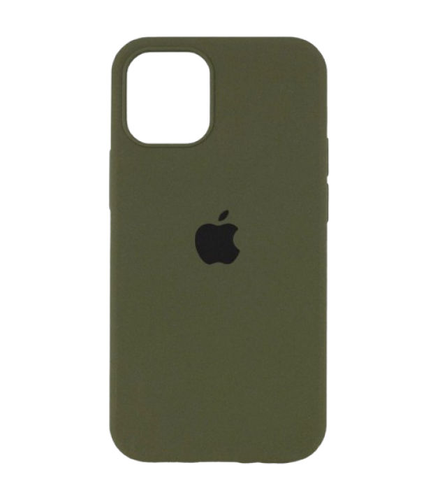 Чехол Apple Silicone Case Dark Olive for iPhone 13 Pro Max