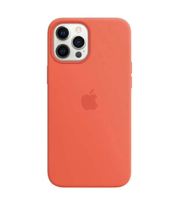 Чохол Apple Silicone Case with MagSafe Electric Orange for iPhone 12 Pro Max