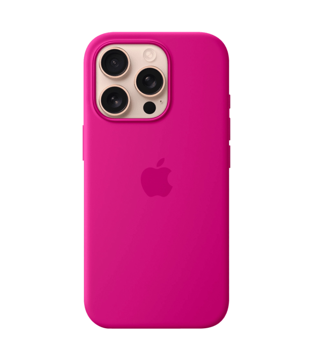 Чохол Apple Silicone Case with MagSafe (Fuchsia)_copy_ для iPhone 16 Pro Max MYYX3