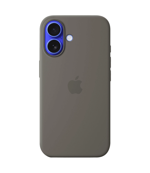 Чехол Apple Silicone Case with MagSafe (Stone Gray) для iPhone 16 Plus (MYYC3)