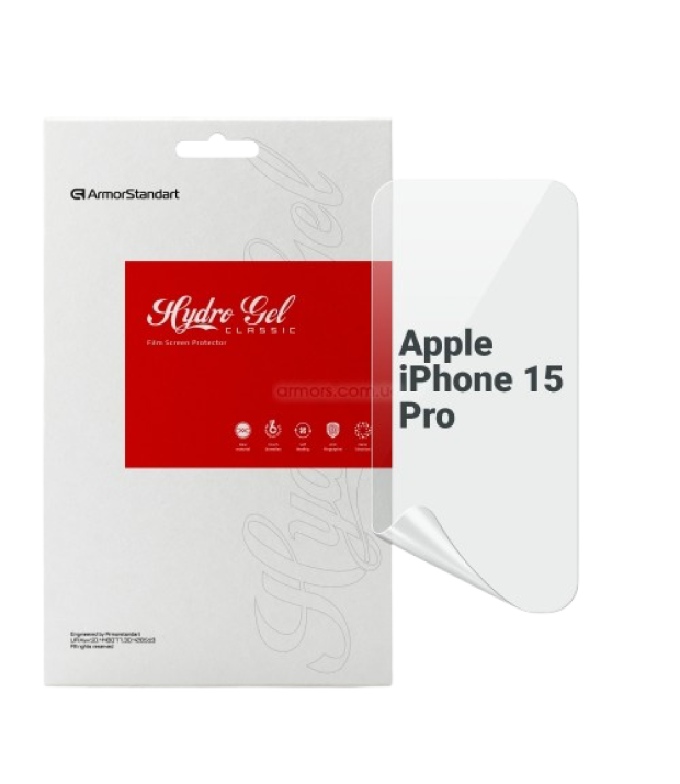 Гидрогелевая пленка ArmorStandart для Apple iPhone 15 Pro (ARM68275)