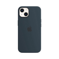 Чехол Apple Silicone Case Dark Blue for iPhone 13