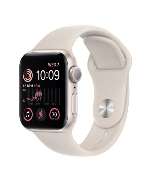 Apple Watch SE 2 40mm Starlight Aluminum Case w. Starlight S. Band - S/M (MNT33/MR9U3)