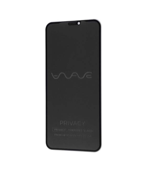 Защитное стекло WAVE Privacy iPhone 14 Pro (black)