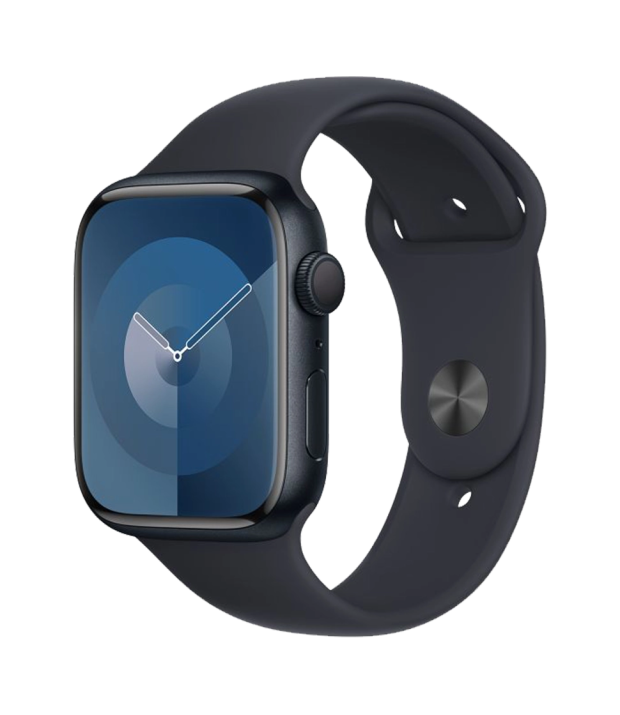 Apple Watch Series 9 41mm Midnight Aluminum Case w. Midnight S. Band - M/L (MR8X3)