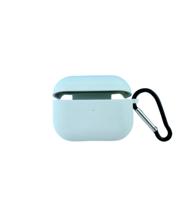 Чехол Silicone case for AirPods 3 Hang Case Colorful White