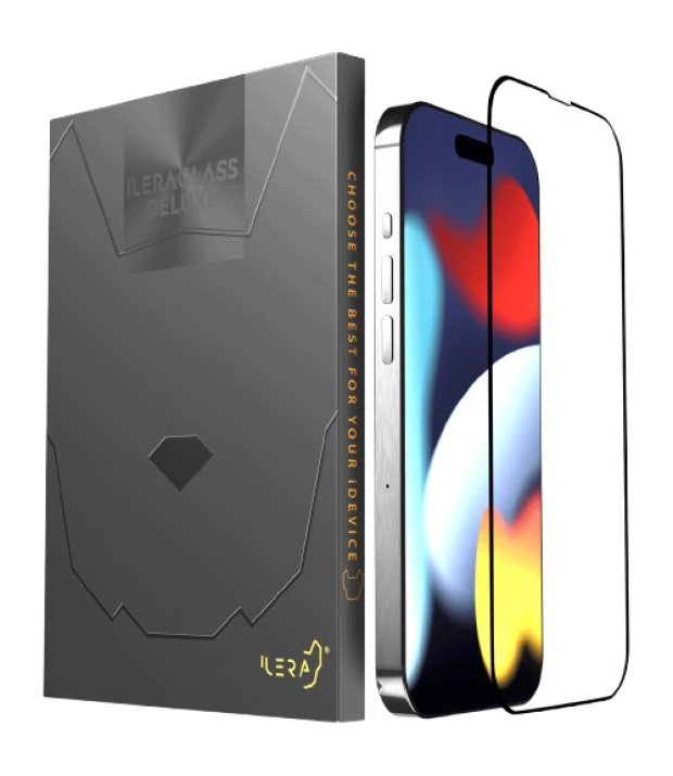 Защитное стекло iLera DeLuxe Incognito FullCover Glass for iPhone 15 Pro Max
