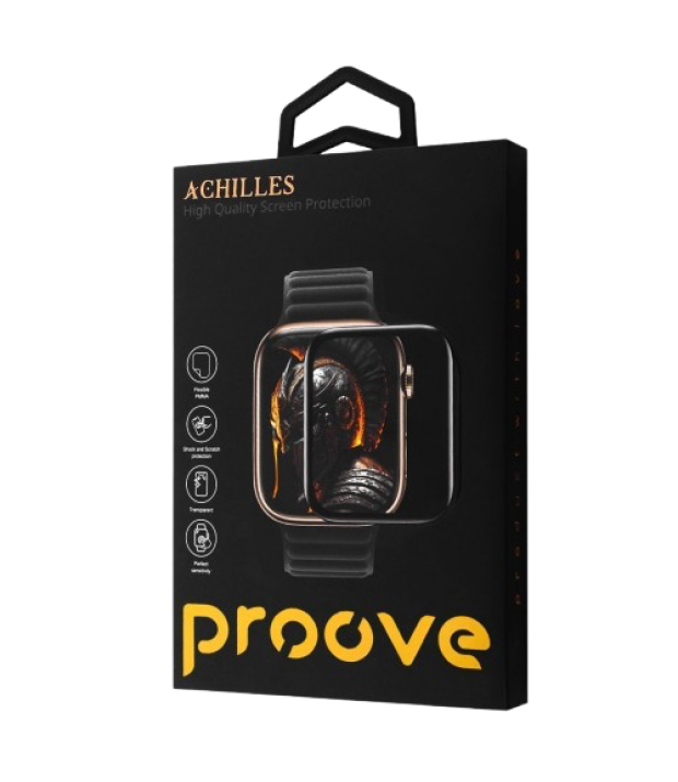 Защитное стекло Proove Achilles Apple Watch Series 10 42 mm (black)