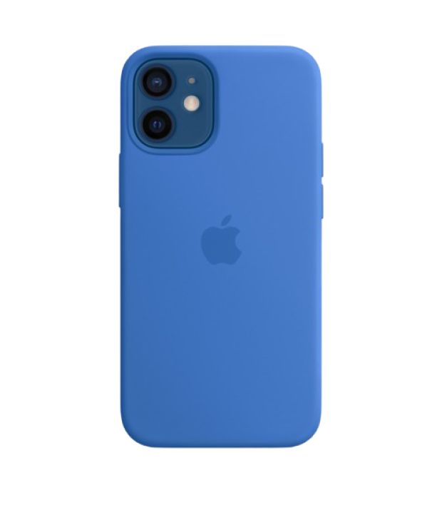 Чехол Apple Silicone Case Light Blue for iPhone 12 Mini