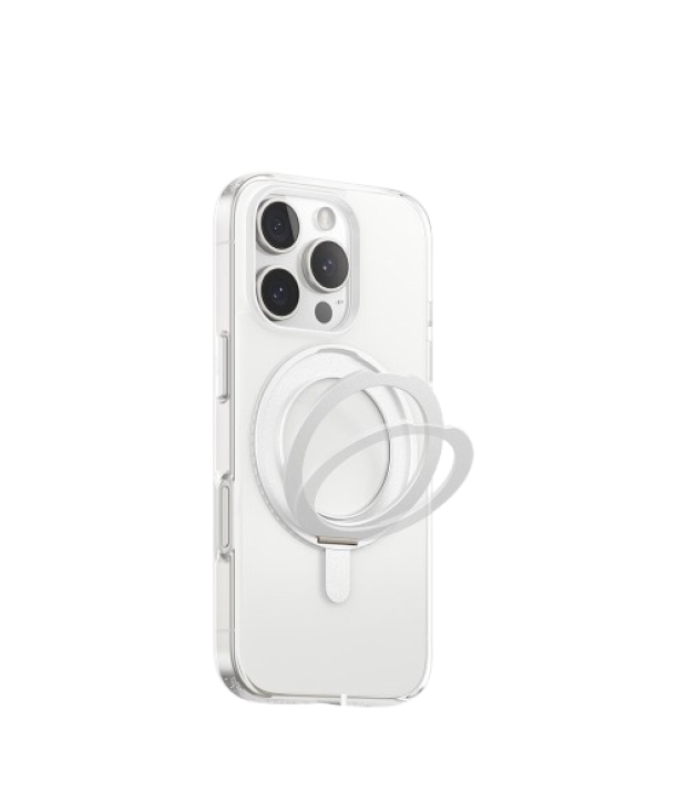 Чехол Blueo Crystal Case ROTATABLE Stand with MagSafe Transparent для iPhone 16 Pro