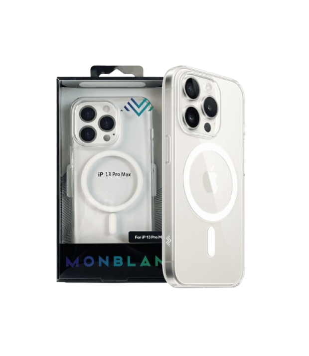 Чехол Monblan Magnetic Crystal Series (Transparent) для iPhone 13 Pro Max