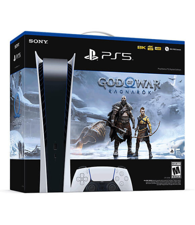 Sony PlayStation 5 Digital Edition 825GB God of War Ragnarok Bundle