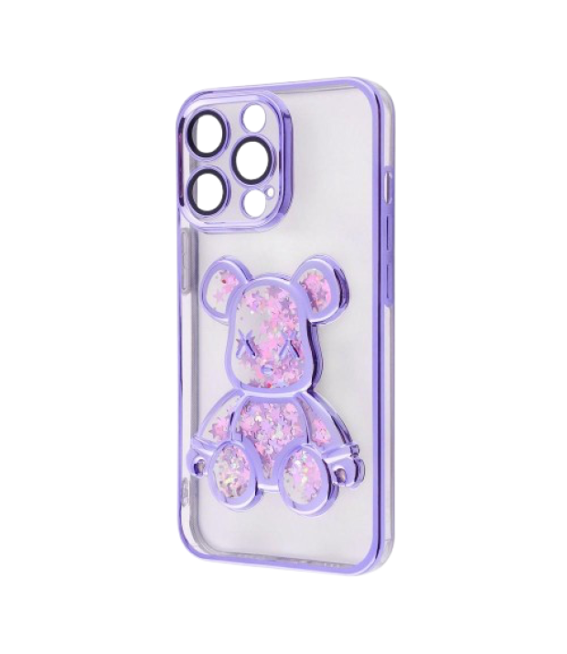 Чохол Shining Bear Case (dark purple) iPhone 12