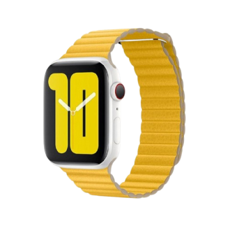 Ремінець Apple Meyer Lemon Leather Loop for Apple Watch 42/44mm (MXAE2)