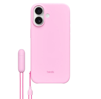 Чехол Beats Case with MagSafe and Camera Control with Kickstand Pebble Pink для iPhone 17