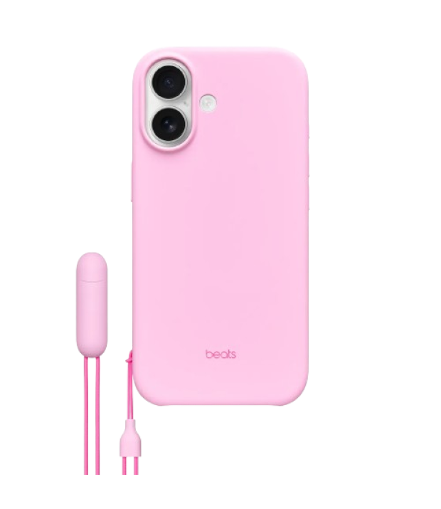 Чехол Beats Case with MagSafe and Camera Control with Kickstand Pebble Pink для iPhone 17