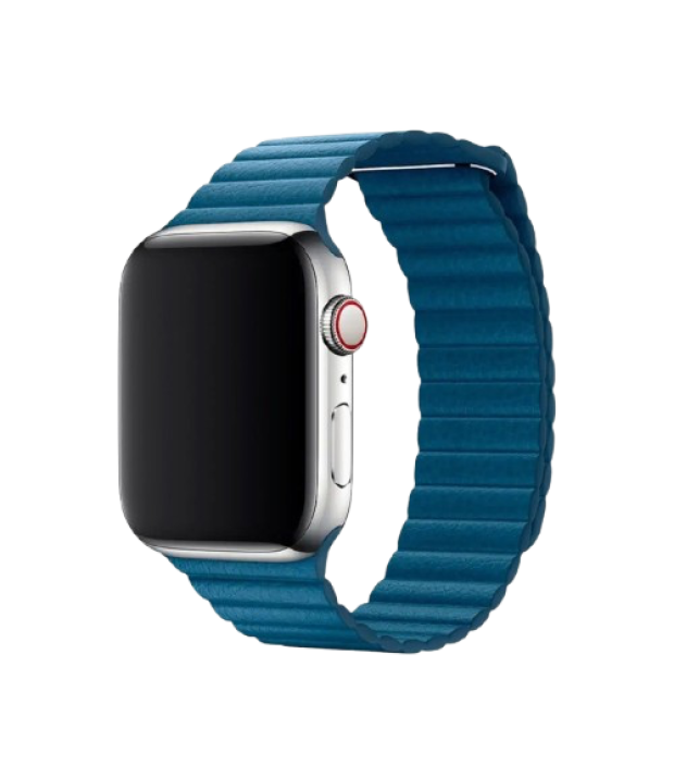 Ремінець Apple Leather Loop Medium Cape Cod Blue for 42mm/44mm Watch (MTH92)