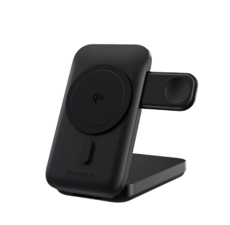 Power Bank Choetech Qi2 3-in-1 Magnetic Charger Holder with 10000 mAh battery