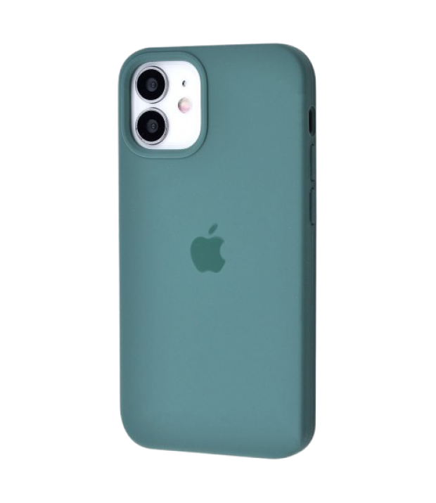 Чехол Apple Silicone Case Pine Green for iPhone 12 Mini