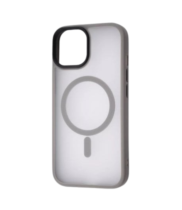 Чехол WAVE Matte Insane Case with MagSafe (gray) iPhone 15