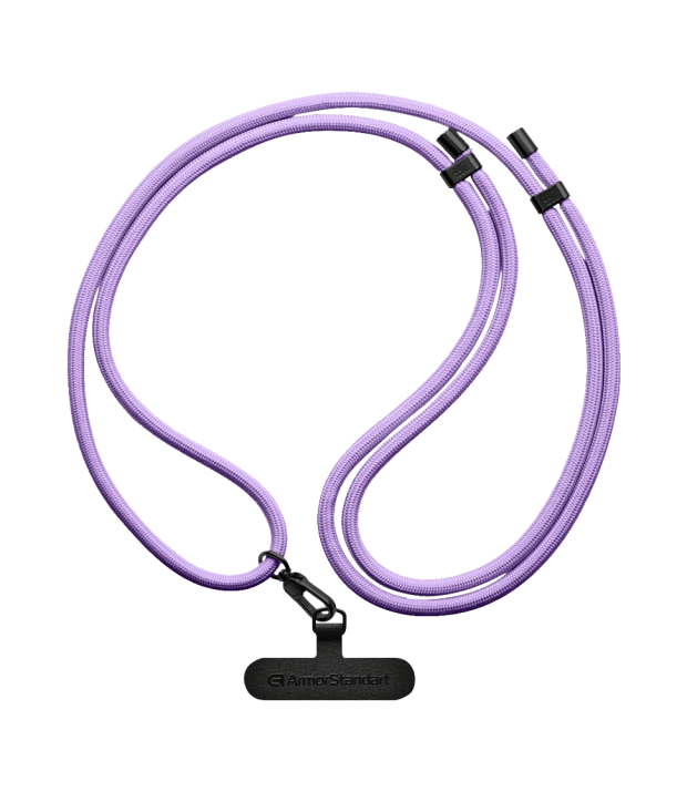 Ремешок для смартфона ArmorStandart Rope Black Lavander with Dark holder (ARM67197)
