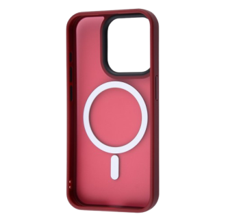 Чохол WAVE Matte Insane Case with MagSafe (dark red) для iPhone 15 Pro Max