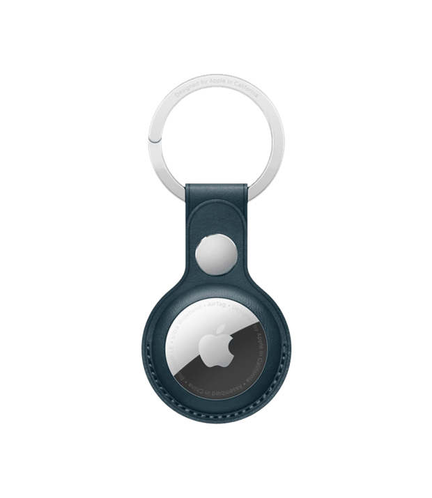 Apple AirTag Leather Key Ring Baltic Blue (MHJ23)