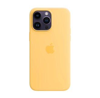 Чохол Silicone Case with MagSafe - Sunglow Apple iPhone 14 Pro Max (MPU03)