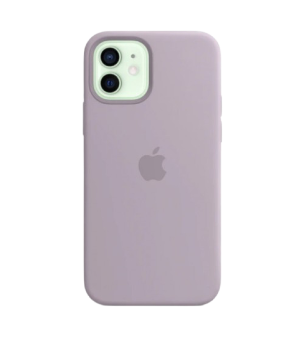 Чехол Apple Silicone Case Lavander for iPhone 12/12 Pro