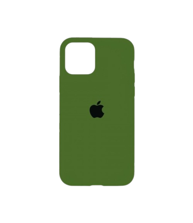 Чохол Apple Silicone Case Army Green for iPhone 12/12 Pro