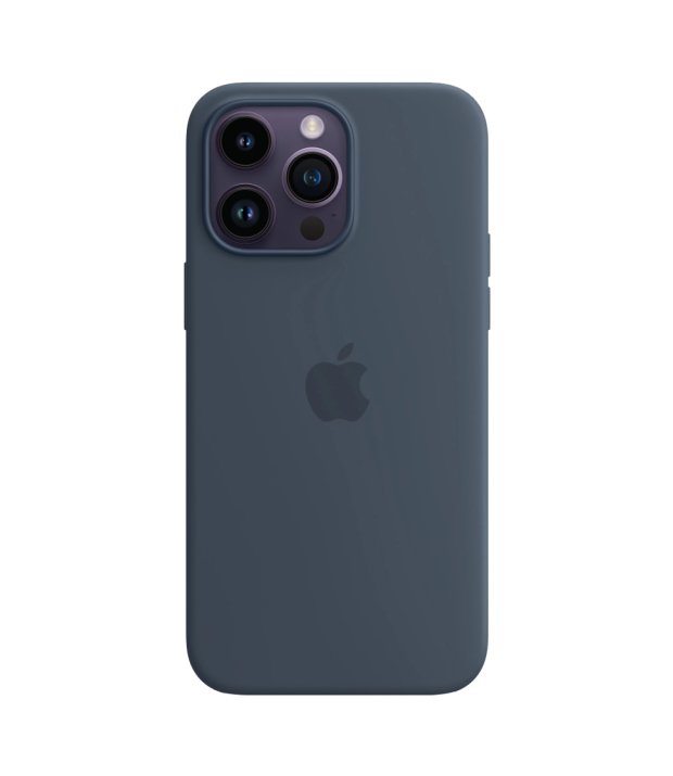 Чохол Silicone Case with MagSafe - Storm Blue Apple iPhone 14 Pro Max (MPTQ3)