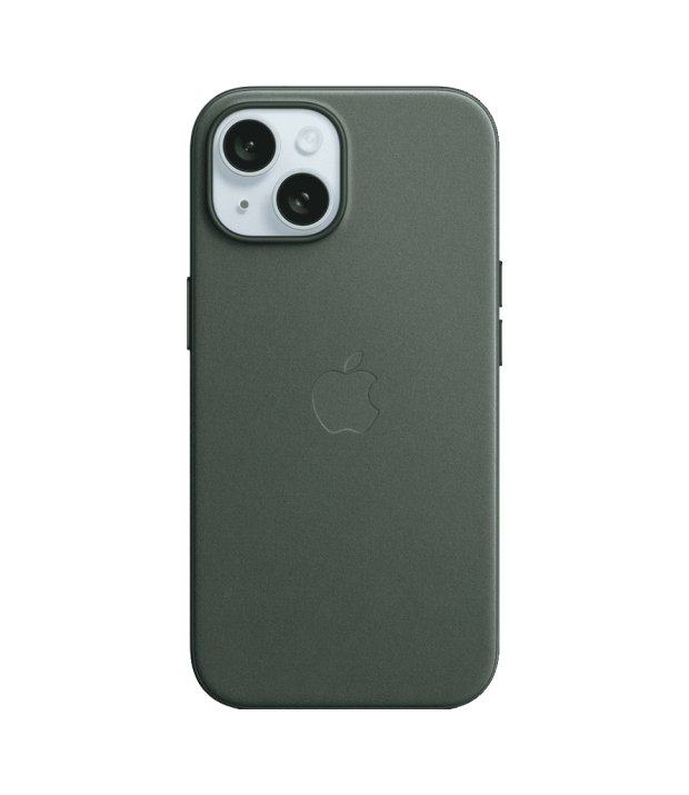 Чехол Apple FineWoven Case with MagSafe (Evergreen) для iPhone 15 (MT3J3)