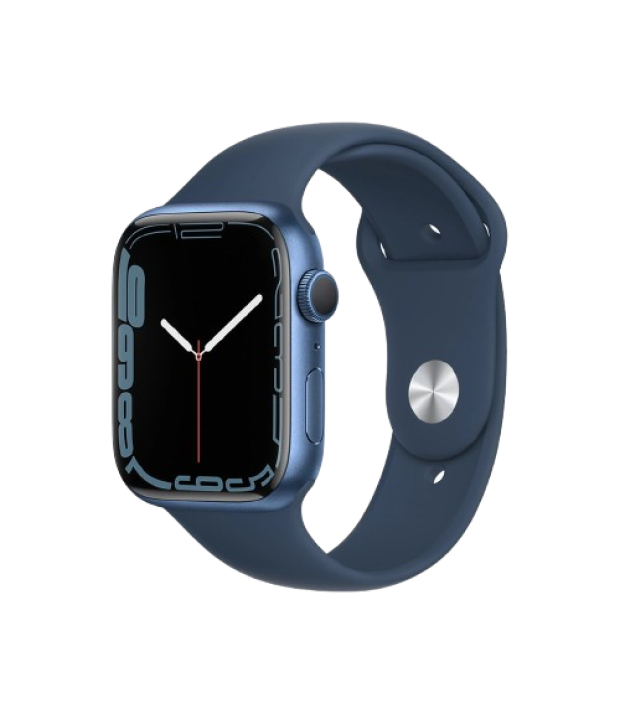 Б/У Apple Watch Series 7 45mm Blue Aluminum Case with Blue Sport Band (MKN83)