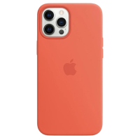 Чохол Apple Silicone Case Electric Orange for iPhone 12/12 Pro
